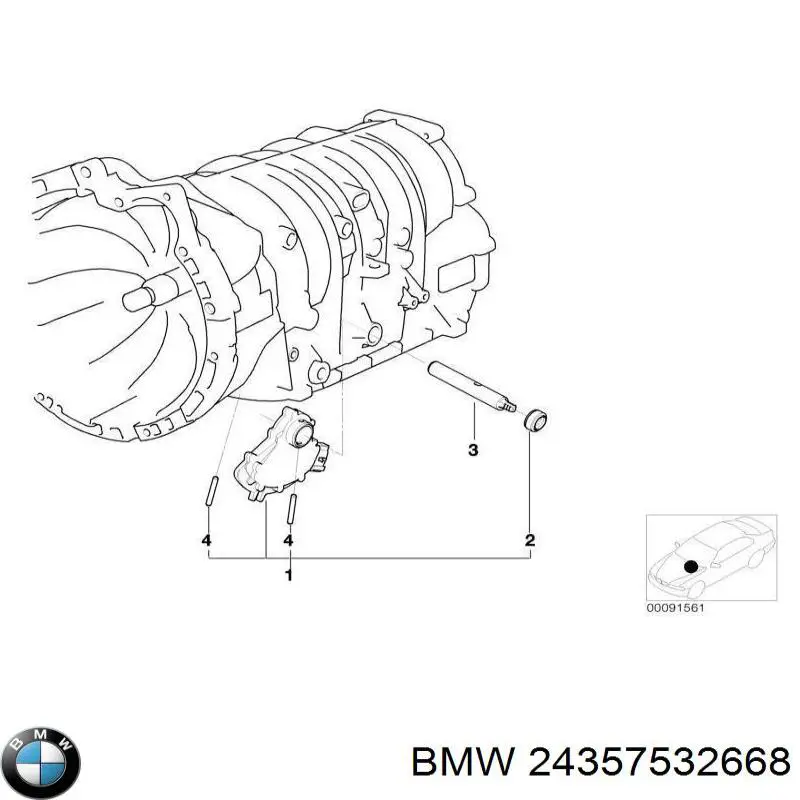 Czujnik położenia wybieraka automatycznej skrzyni biegów do BMW X5 (E53)