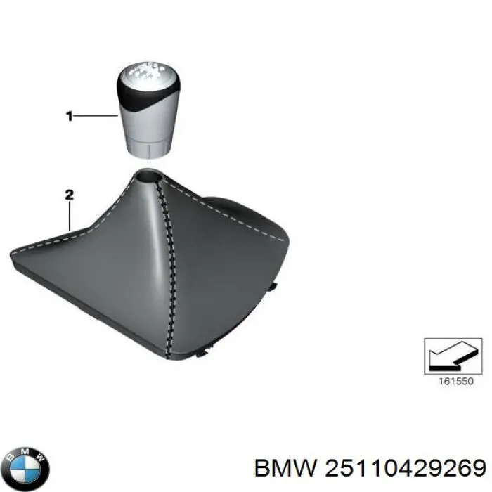 Rękojeść dźwigni biegów BMW 25110429269 cena, od 38,13 USD