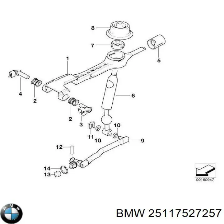 Dźwignia zmiany biegów BMW 3 sedana (E46) (1998 - 2005) cena, od 80,92 USD