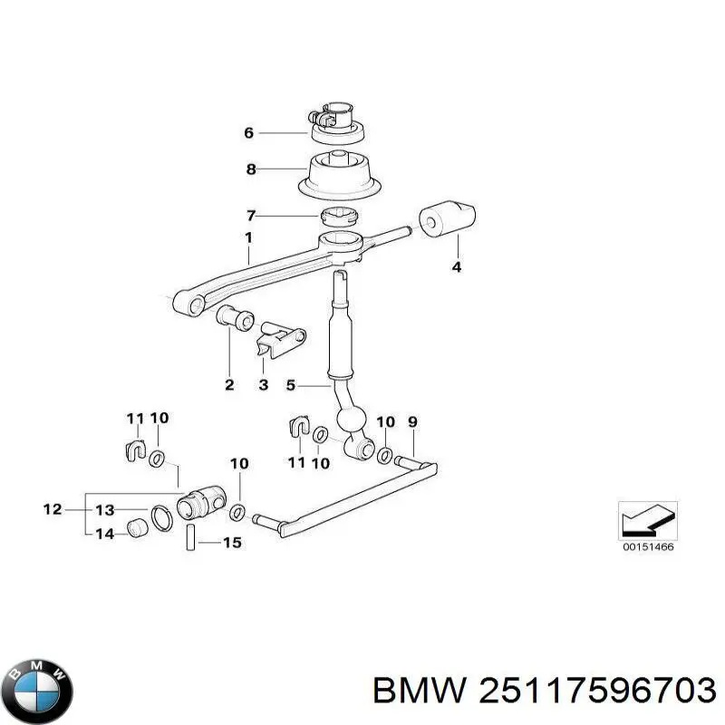 Dźwignia zmiany biegów do BMW 3  F30, F80