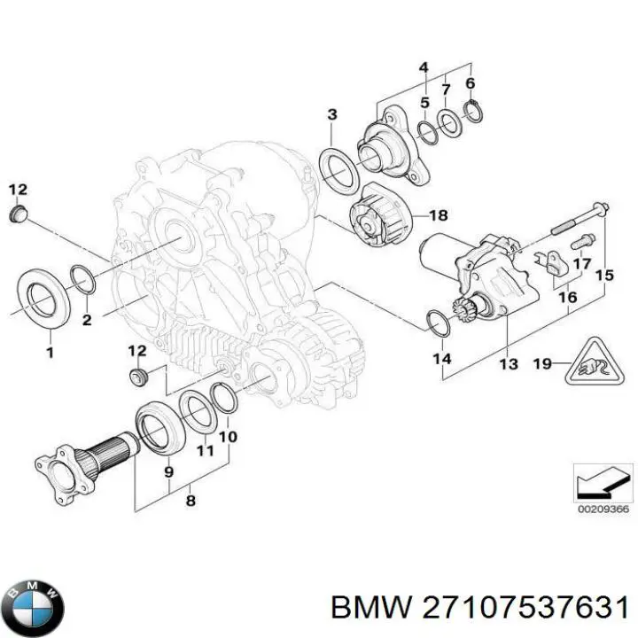 27107537631 BMW Uszczelka korka wlewu oleju