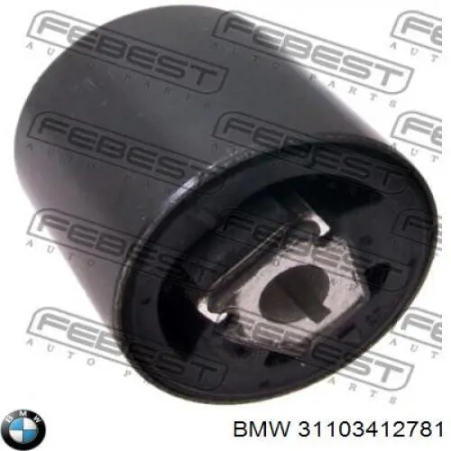 Do koszyka 31103412781 BMW Silentblock przedniego wahacza dolnego