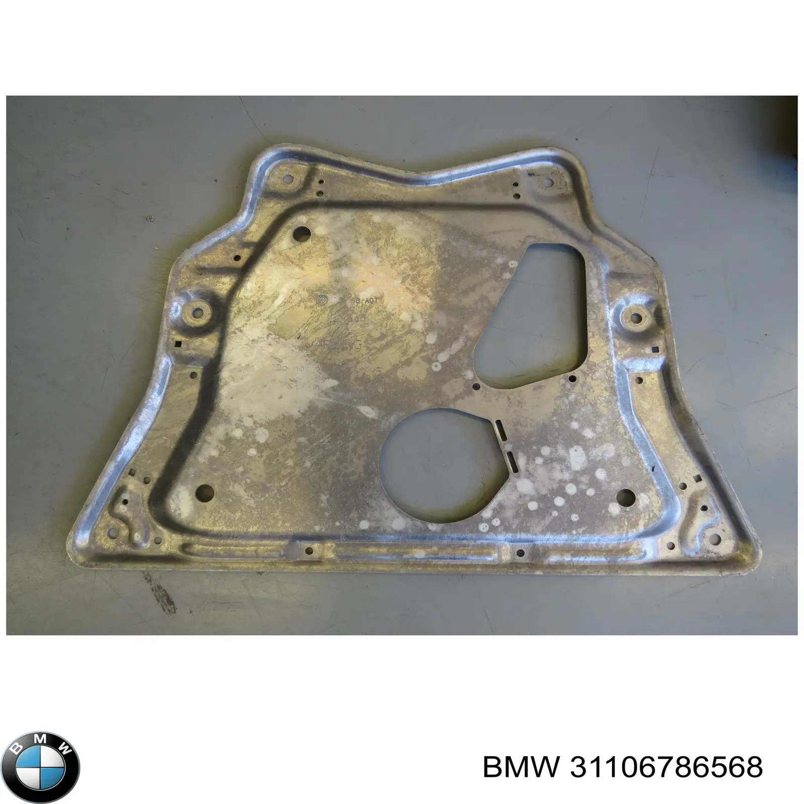 Do koszyka 31106786568 BMW Osłona silnika, miski (przedziału silnika)