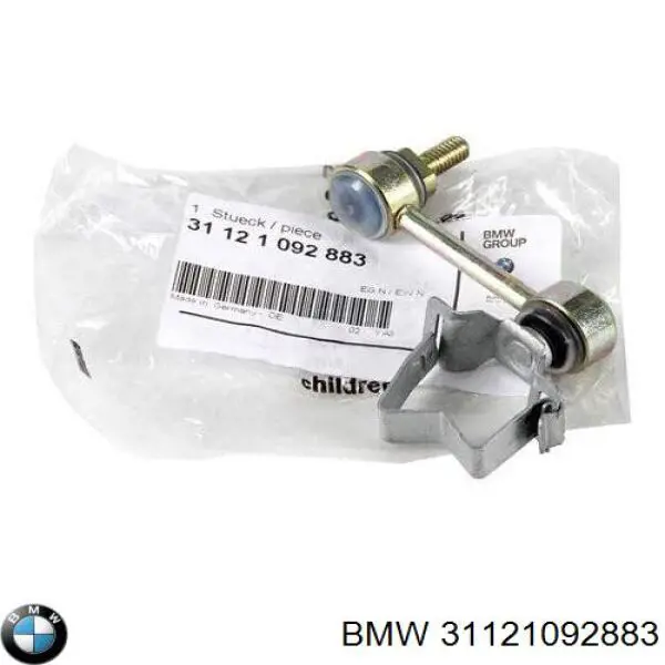 Drążek czujnika poziomowania karoserii przedni BMW 31121092883 cena, od 71,21 USD