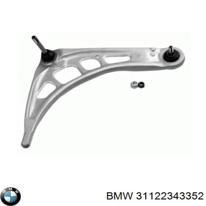 Do koszyka 31122343352 BMW Wahacz zawieszenia przedniego dolny prawy
