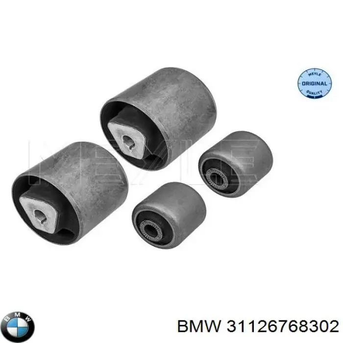 Do koszyka 31126768302 BMW Silentblock przedniego wahacza dolnego