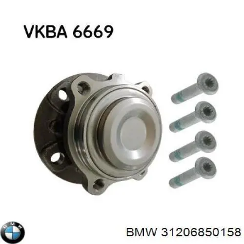 Piasta przednia BMW 31206850158 cena, od 66,33 USD