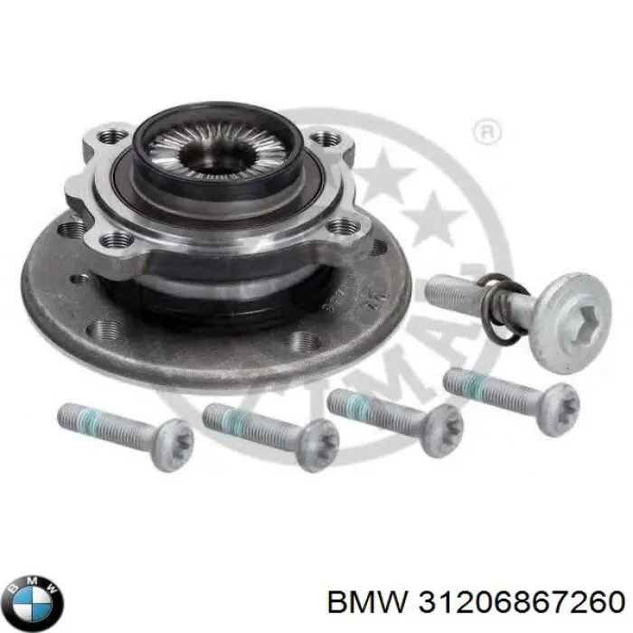 Piasta przednia 31206867260 BMW