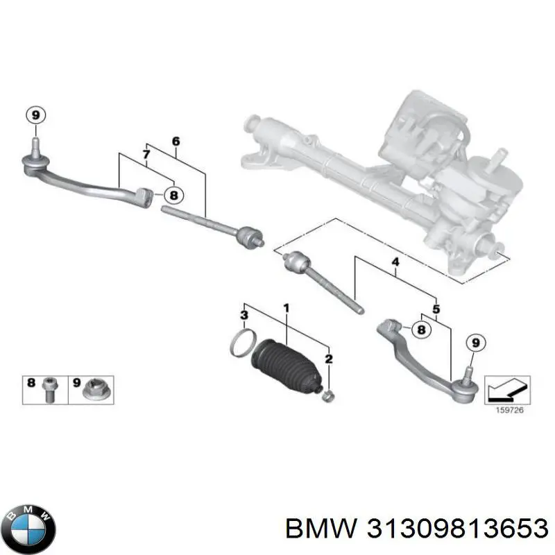 Amortyzator przedni lewy BMW 31309813653 cena, od 114,07 USD