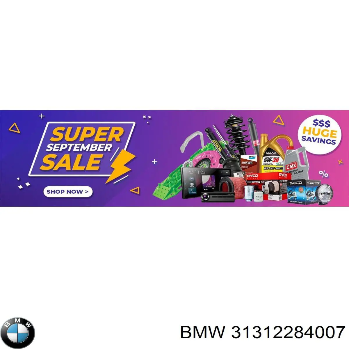 Do koszyka 31312284007 BMW Amortyzator przedni lewy