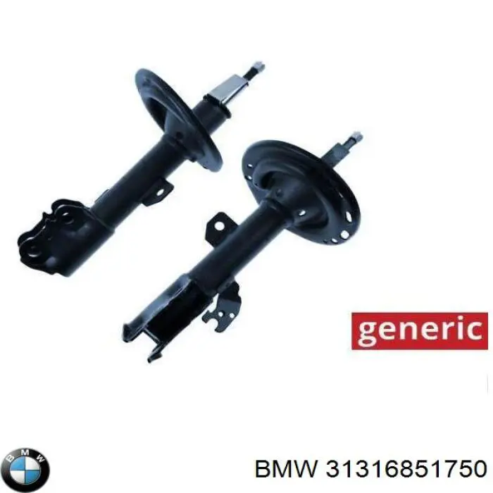 31316851750 BMW Amortyzator przedni