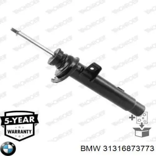 Do koszyka 31316873773 BMW Amortyzator przedni