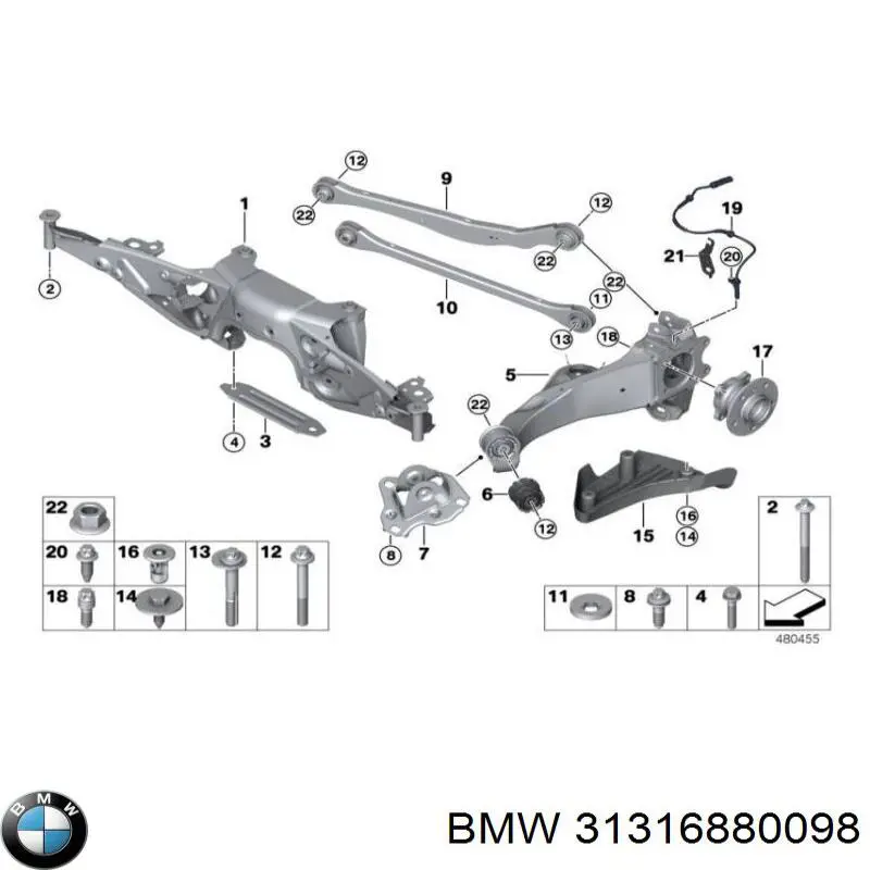 Amortyzator przedni prawy BMW 31316870358 cena, od 153,89 USD