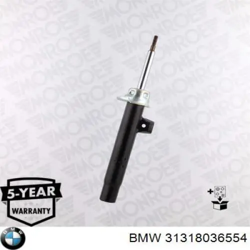 Do koszyka 31318036554 BMW Amortyzator przedni prawy