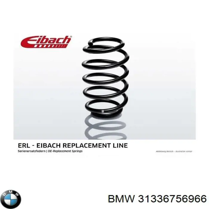 Do koszyka 31336756966 BMW Sprężyna przednia