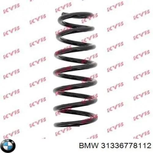 Do koszyka 31336778112 BMW Sprężyna przednia