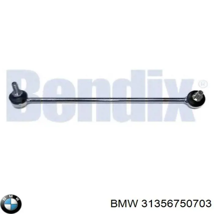 Łącznik stabilizatora przedniego lewy BMW 31356750703 cena, od 15,70 USD