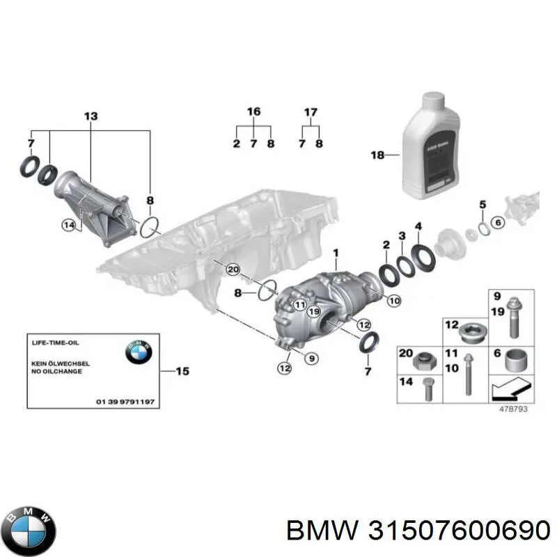 Łożysko podwieszane półosi przedniej BMW 31507600690 cena, od 136,63 USD