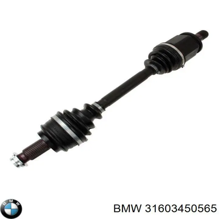 31603450565 BMW półoś napędowa przednia lewa