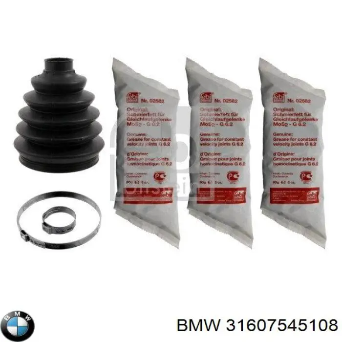 Osłona przegubu homokinetycznego półosi przedniej zewnętrzna BMW 31607545108 cena, od 21,96 USD