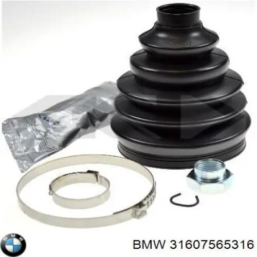 Do koszyka 31607565316 BMW Osłona przegubu homokinetycznego półosi przedniej zewnętrzna