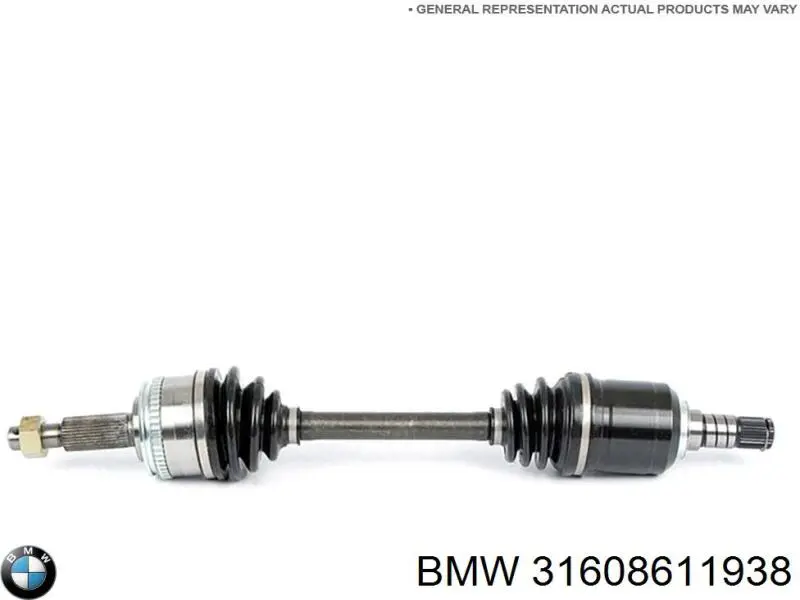 Półoś napędowa przednia prawa BMW 31608611938 cena, od 166,45 USD