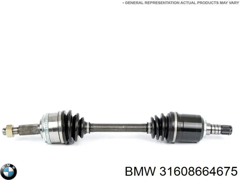Półoś napędowa przednia lewa BMW 31608664675 cena, od 132,40 USD