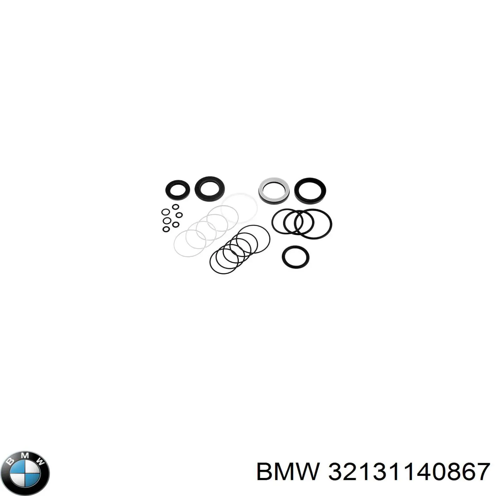 Do koszyka 32131140867 BMW Zestaw naprawczy maglownicy (mechanizmu) (zestaw uszczelniaczy)