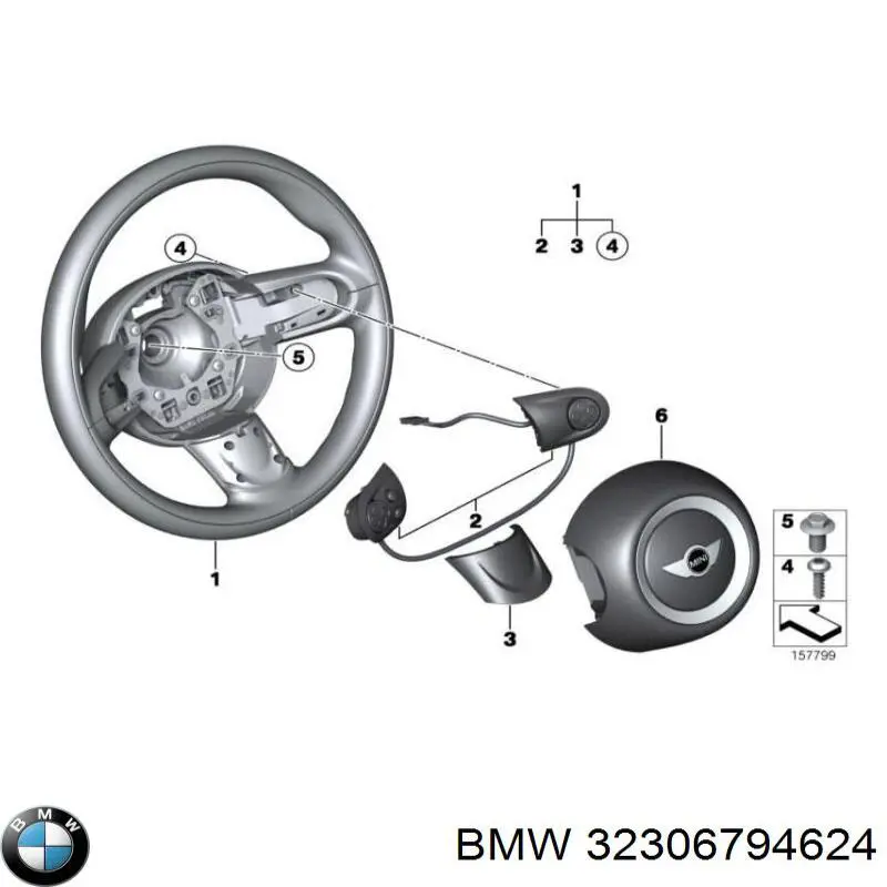 32306794624 BMW Kierownica