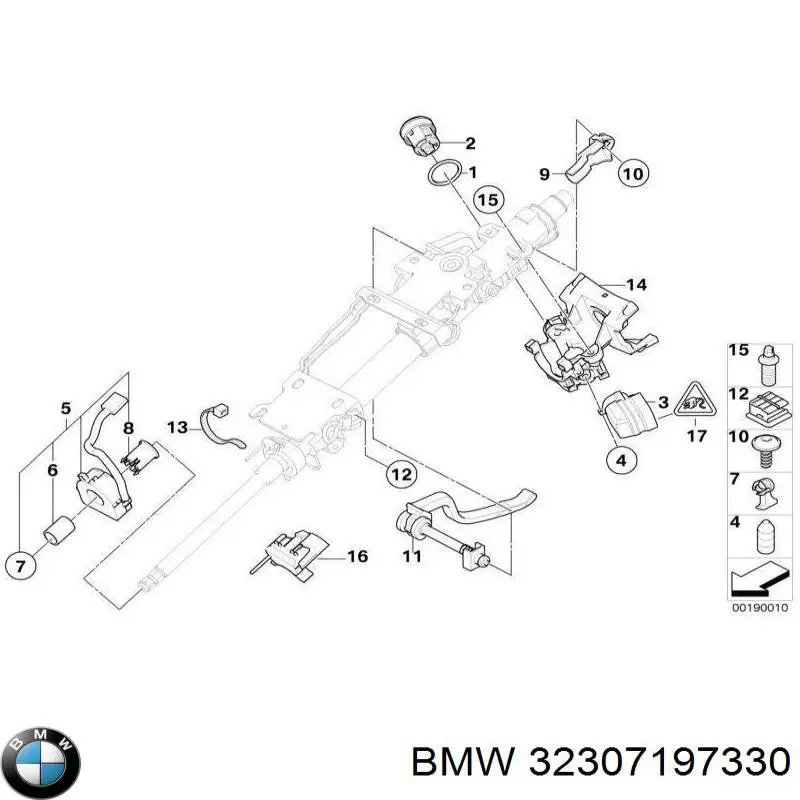 Do koszyka Wkładka stacyjki zapłonowej BMW 3  E46