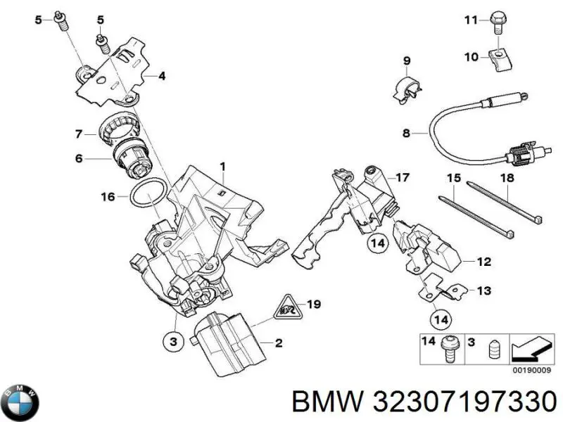 Wkładka stacyjki zapłonowej BMW 3 coupe (E46) (1999 - 2006) cena, od 115,98 USD