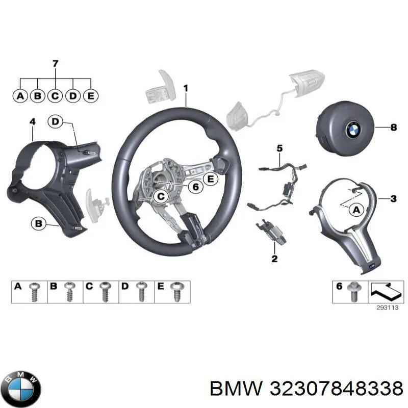 32307848338 BMW Kierownica