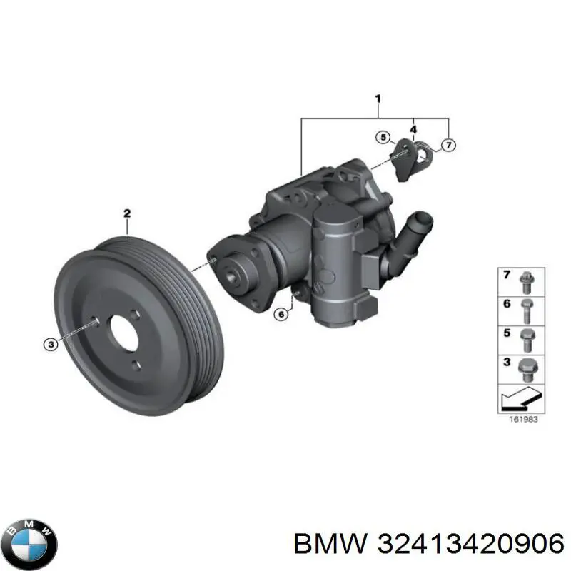 BW9026 AGR pompa wspomagania hydraulicznego kierownicy