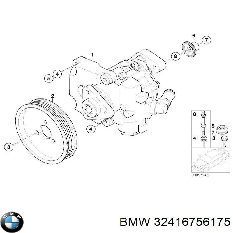 Do koszyka S5020011 Polcar Pompa wspomagania hydraulicznego kierownicy