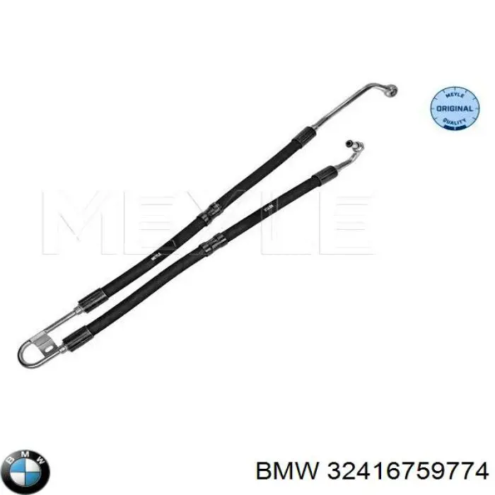32416759774 BMW Przewód hydraulicznego układu wspomagania wysokiego ciśnienia, od pompy do maglownicy (mechanizmu)