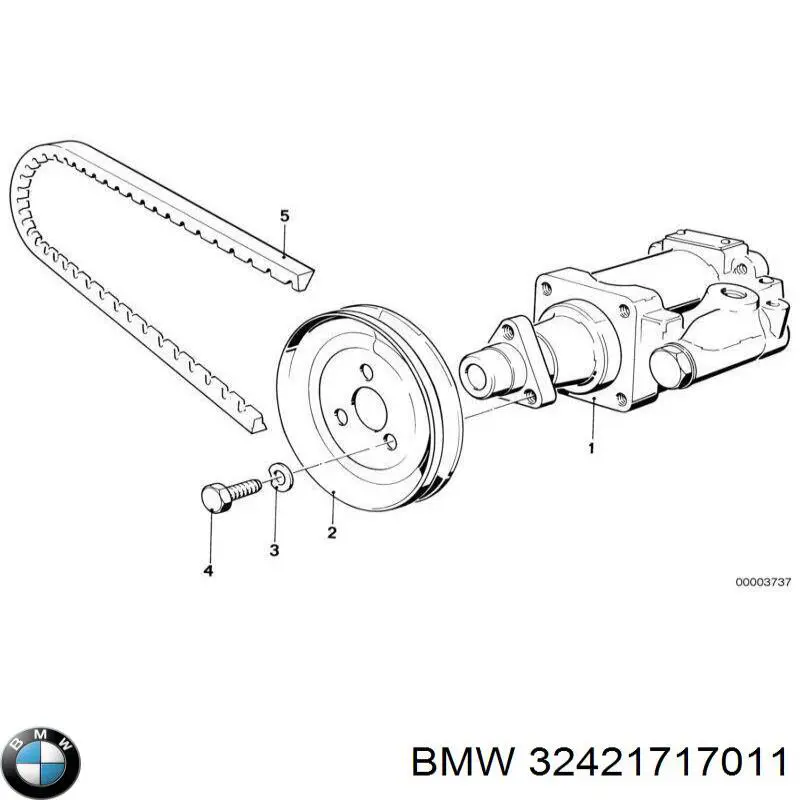 32421717011 BMW pas napędowy mechanizmów