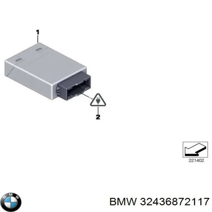 32436872117 BMW Sterownik kierownicy