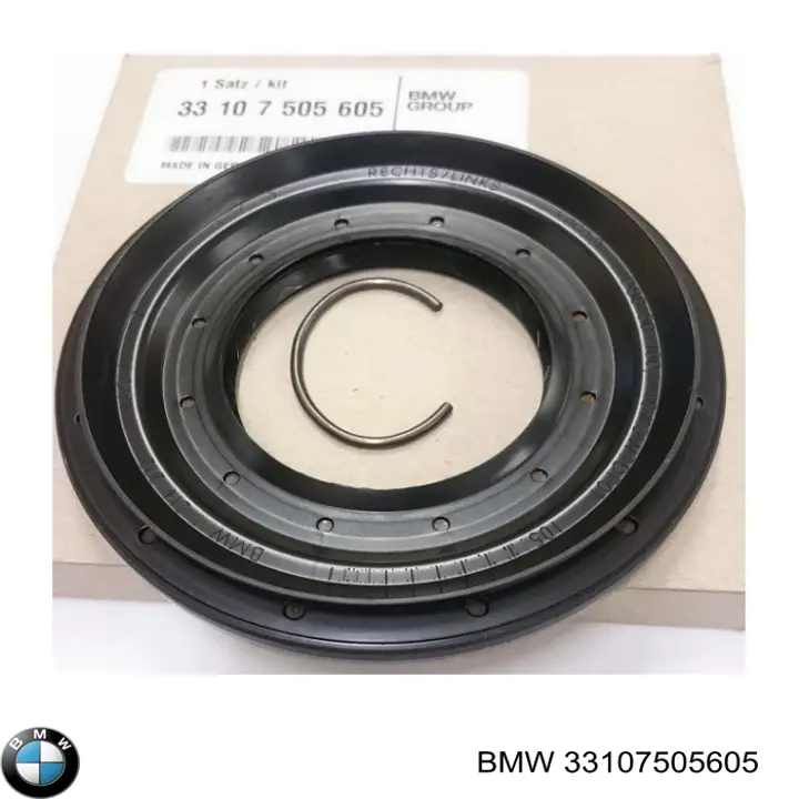 Do koszyka 33107505605 BMW Uszczelniacz półosi mostu tylnego
