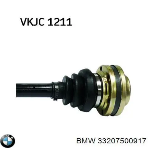Do koszyka 33207500917 BMW Półoś tylna