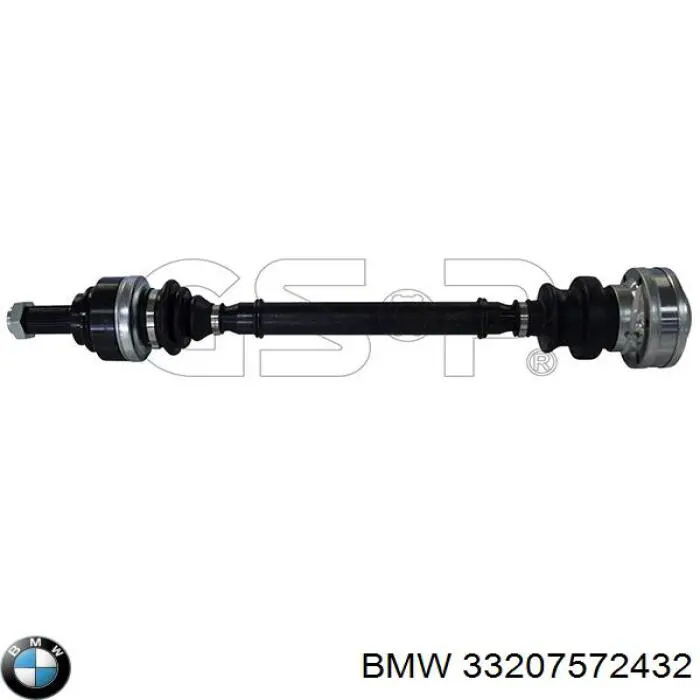 Do koszyka 33207572432 BMW Półoś tylna