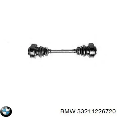 Do koszyka 33211226720 BMW Półoś tylna