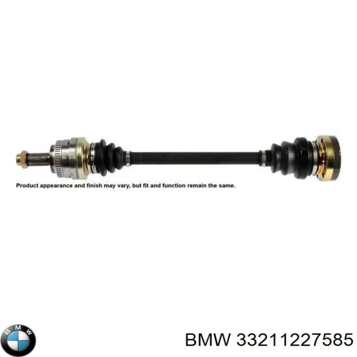 Do koszyka 33211227585 BMW Półoś tylna