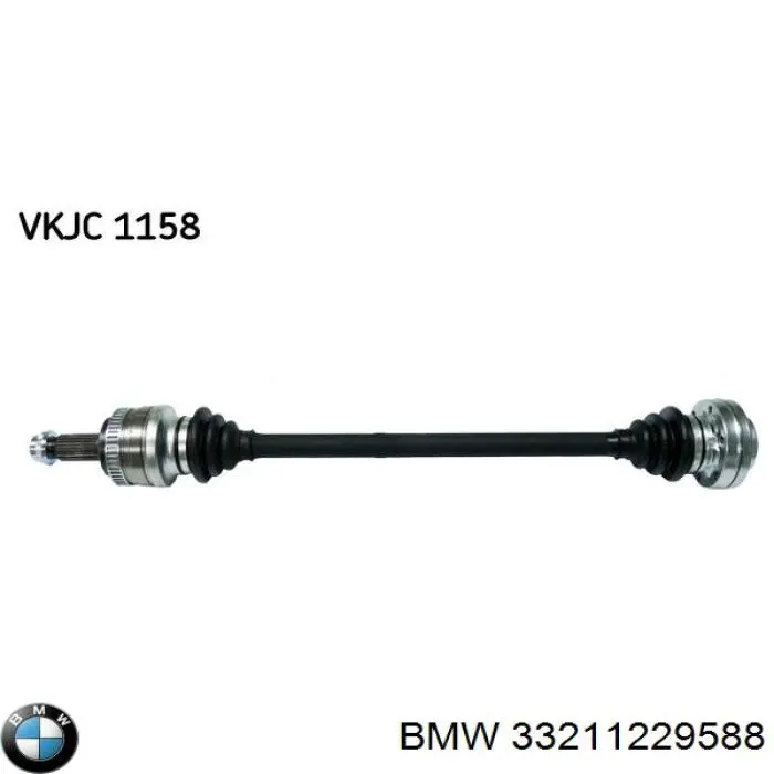 Do koszyka 33211229588 BMW Półoś tylna prawa