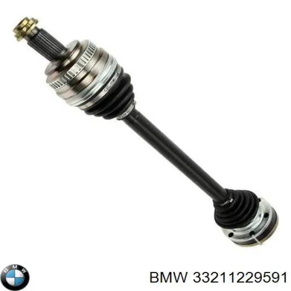 Do koszyka 33211229591 BMW Półoś tylna lewa