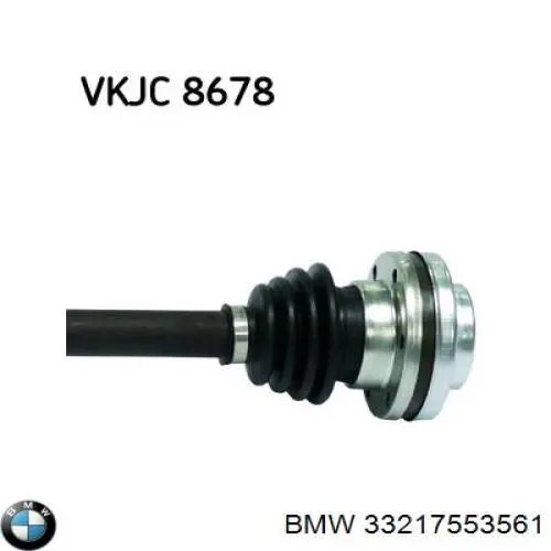 33217553561 BMW Półoś tylna lewa