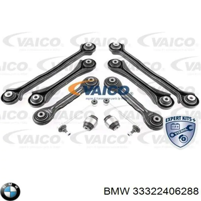 Do koszyka 33322406288 BMW Wahacz zawieszenia tylnego górny lewy/prawy