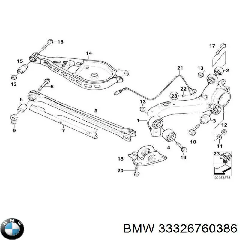 33326760386 BMW Uszczelka adaptera filtra oleju