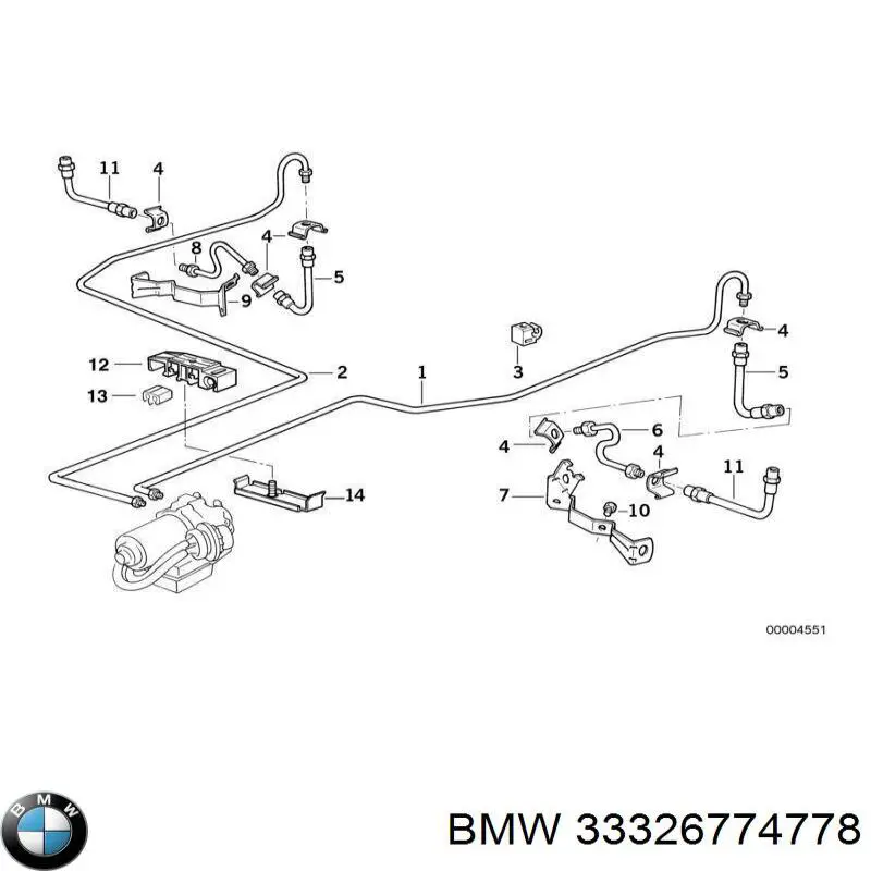 Do koszyka 33326774778 BMW Czop (zwrotnica) tylny prawy