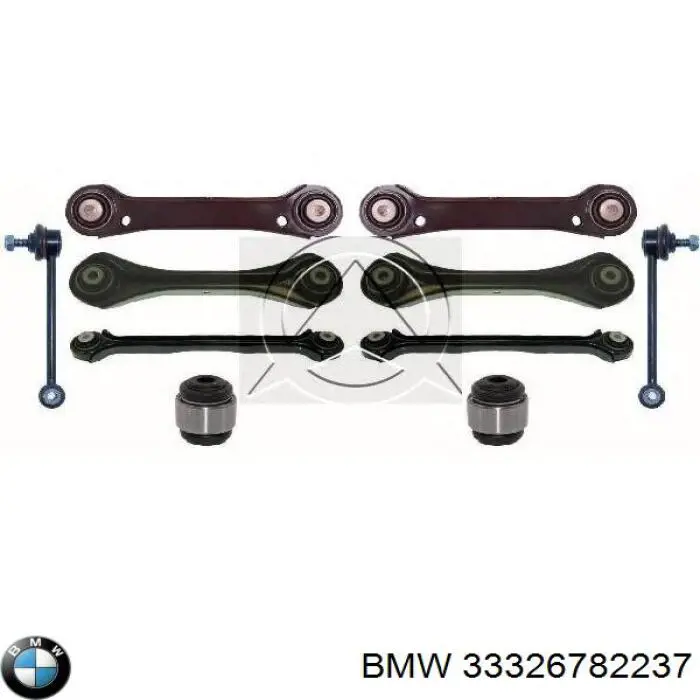 Do koszyka 33326782237 BMW Wahacz zawieszenia tylnego górny lewy/prawy
