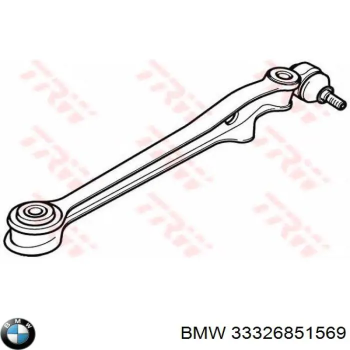 Drążek poprzeczny zawieszenia tylnego BMW 33326851569 cena, od 44,26 USD